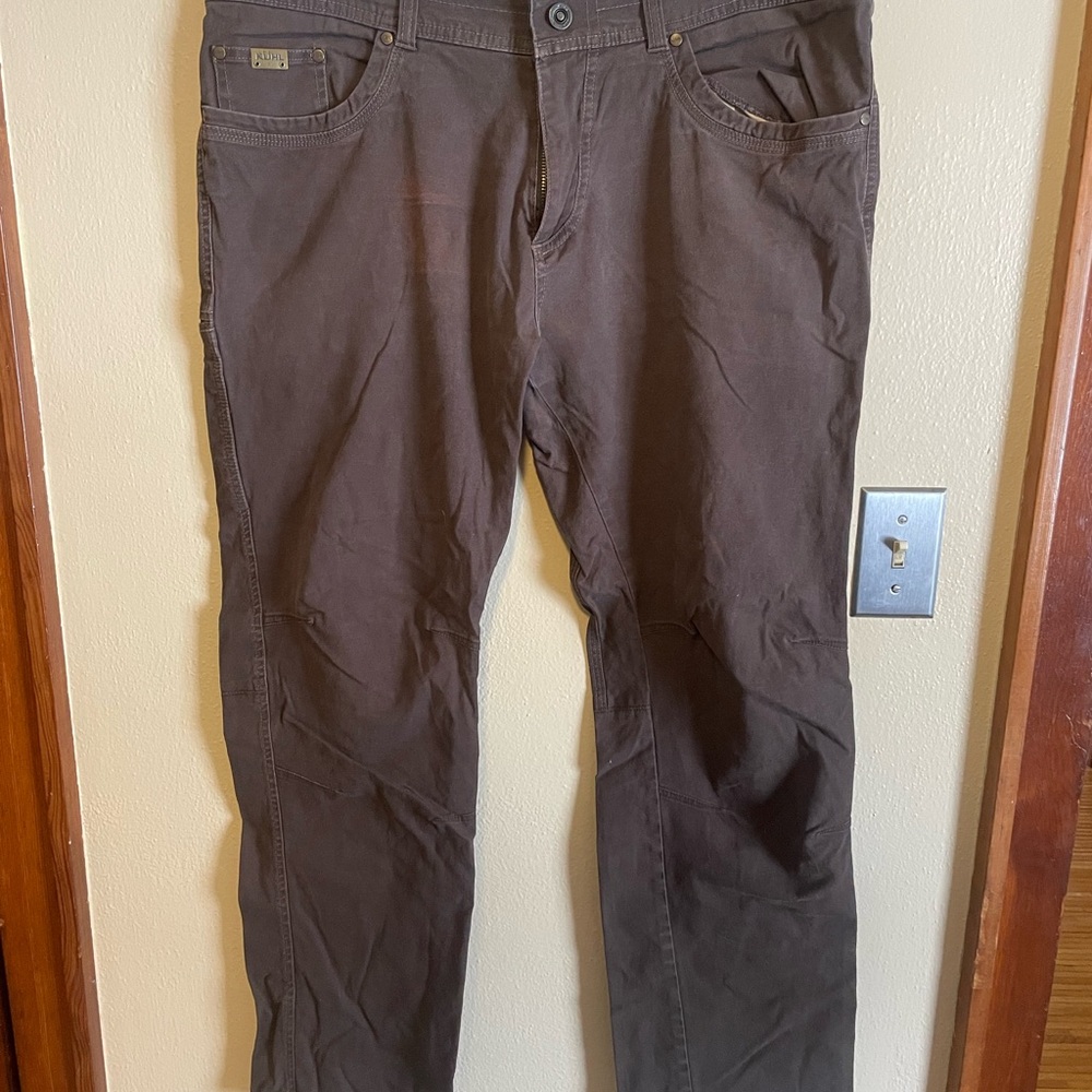 Men's Kuhl 38x32 Canvas Brown Pants